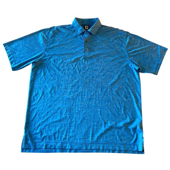 FootJoy Other - FootJoy  Polo Mens‎ XXL Shirt Athletic  Blue Print FJ